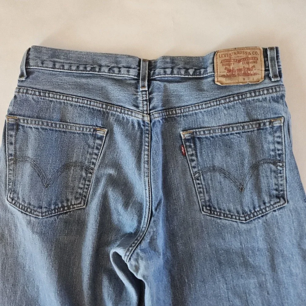 VINTAGE Levis 550‎ Mens 36X36 (34x36) Blue Y2K Relaxed Fit Denim